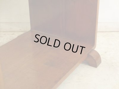 画像10: ヴィンテージ 明るい木味のサイドテーブル