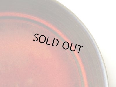 画像6: ヴィンテージ ドイツ製の赤い大皿