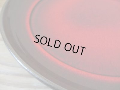 画像4: ヴィンテージ ドイツ製の赤い大皿