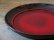 画像2: ヴィンテージ ドイツ製の赤い大皿