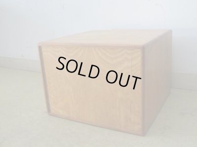 画像5: アンティーク 革ツマミのナラ材3杯小引出し