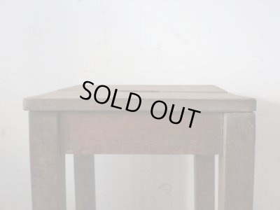 画像5: アンティーク 寂びた角椅子 スツール