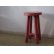 画像1: ヴィンテージ ぼってりしたピンクの丸椅子 スツール (1)