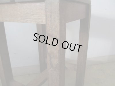 画像11: アンティーク 寂びた角椅子 スツール