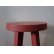 画像4: ヴィンテージ ぼってりしたピンクの丸椅子 スツール (4)