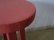 画像7: ヴィンテージ ぼってりしたピンクの丸椅子 スツール