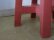 画像11: ヴィンテージ ぼってりしたピンクの丸椅子 スツール