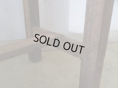 画像12: アンティーク 寂びた角椅子 スツール