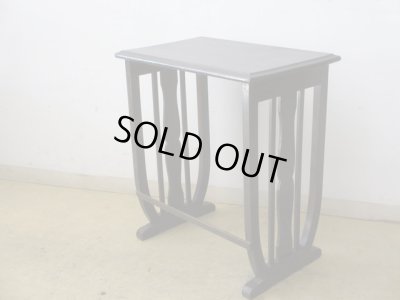 画像5: アンティーク 古い洋館 桜材のサイドテーブル