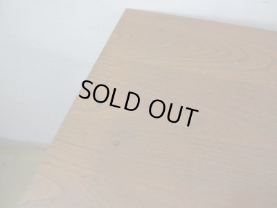 画像8: ヴィンテージ 明るい木味の平机 デスク