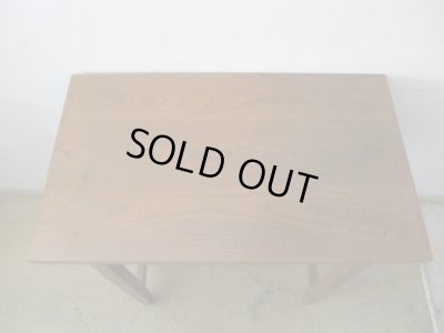 画像5: ヴィンテージ 明るい木味の平机 デスク