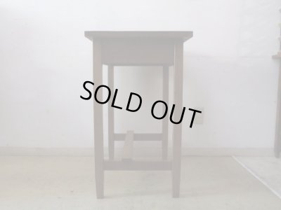 画像3: ヴィンテージ 明るい木味の平机 デスク