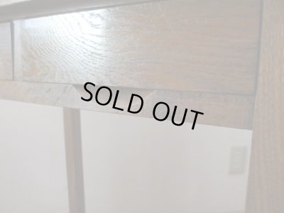 画像12: ヴィンテージ 明るい木味の平机 デスク