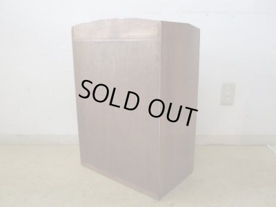 画像7: アンティーク 引出し付 木製書類棚 カルテケース