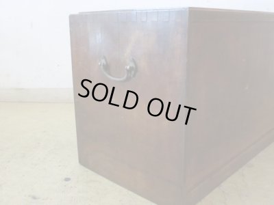 画像7: アンティーク ナラ無垢材 引出し付の飾り棚 収納棚