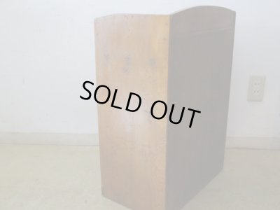 画像6: アンティーク 引出し付 木製書類棚 カルテケース