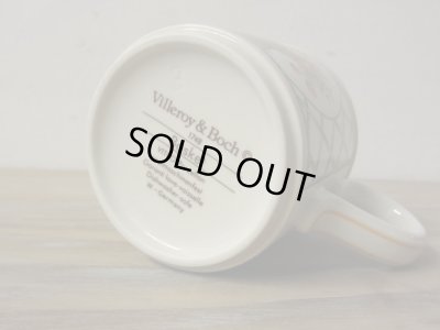 画像9: villeroy&Boch Basket ビレロイ＆ボッホ バスケット カップ＆ソーサー 2客セット 西ドイツ