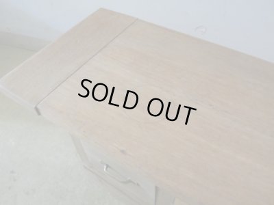 画像9: アンティーク 乾いた木質のローボード 文机