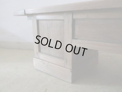 画像12: アンティーク 乾いた木質のローボード 文机