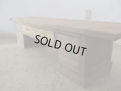 画像4: アンティーク 乾いた木質のローボード 文机