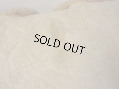 画像8: ヴィンテージ ムートンラグ ベージュ