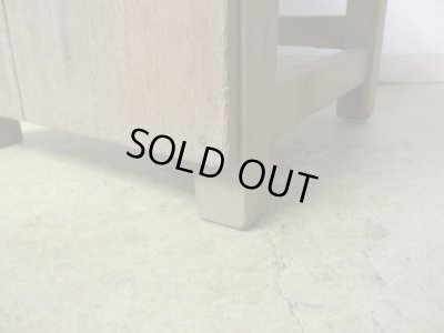 画像11: ヴィンテージ 枯れた木肌の図工椅子 スツール (1)