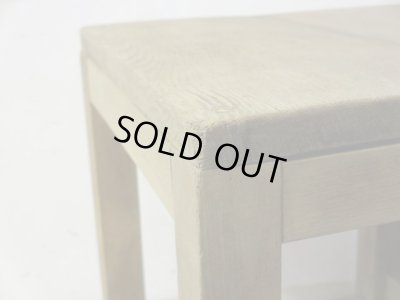 画像5: ヴィンテージ 枯れた木肌の図工椅子 スツール (1)