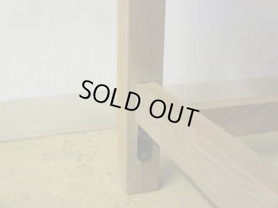 画像10: ヴィンテージ 枯れた木肌の図工椅子 スツール (3)