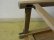 画像11: ヴィンテージ 枯れた木肌の図工椅子 スツール (3)