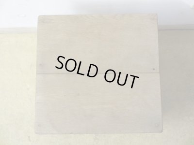 画像3: ヴィンテージ 枯れた木肌の図工椅子 スツール (1)