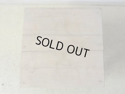 画像3: ヴィンテージ 枯れた木肌の図工椅子 スツール (2)