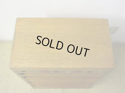 画像5: ヴィンテージ 手芸屋さんの糸ケース ショーケース