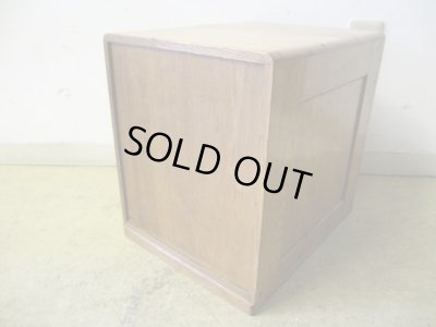 画像5: アンティーク ナラ材の4杯小引出し A4