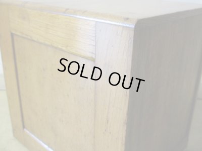 画像10: アンティーク ナラ材の4杯小引出し A4