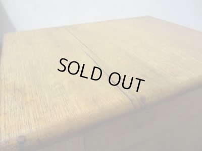 画像7: アンティーク ナラ材の4杯小引出し A4