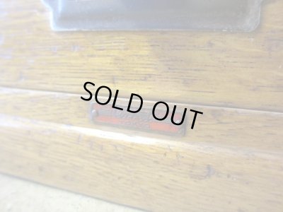 画像12: アンティーク ナラ材の4杯小引出し A4