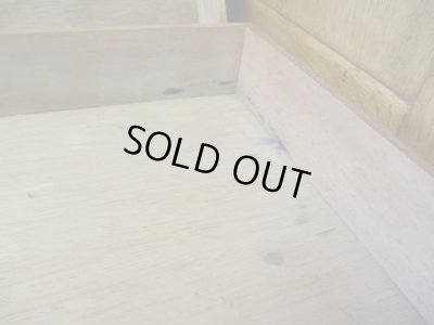 画像15: アンティーク ナラ材の4杯小引出し A4