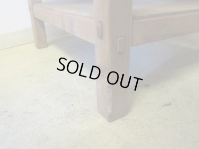 画像16: アンティーク 乾いた木肌の素朴な作業台 陳列台