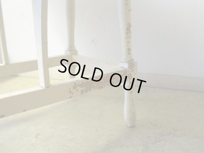 画像12: アンティーク 白く塗られたバタフライテーブル 