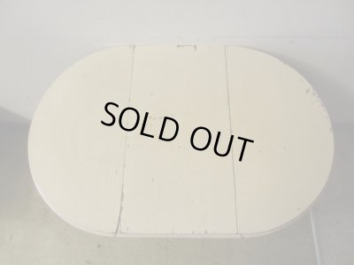 画像3: アンティーク 白く塗られたバタフライテーブル 