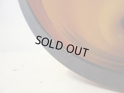 画像10: アンティーク 気泡入り アンバーのガラスドーム