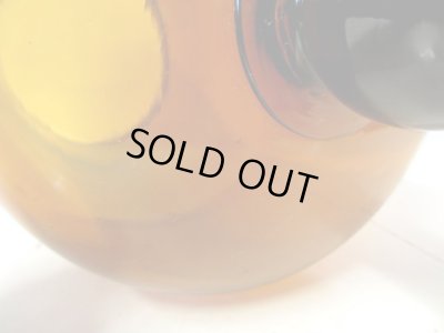 画像7: アンティーク 気泡入り アンバーのガラスドーム