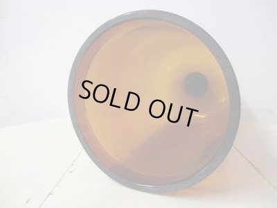 画像4: アンティーク 気泡入り アンバーのガラスドーム