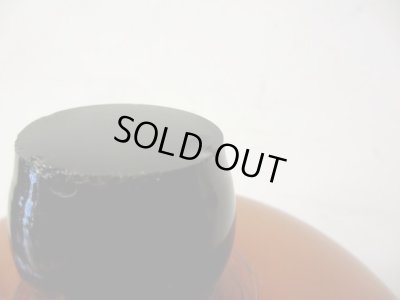 画像5: アンティーク 気泡入り アンバーのガラスドーム