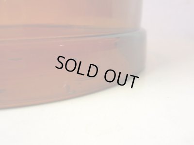 画像8: アンティーク 気泡入り アンバーのガラスドーム