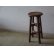画像1: アンティーク ナラ材のスツール 丸椅子 (2) (1)