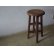 画像2: アンティーク ナラ材のスツール 丸椅子 (2) (2)