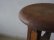 画像8: アンティーク ナラ材のスツール 丸椅子 (2)