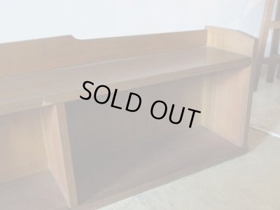 画像6: アンティーク ラワン無垢材の特大本立て 