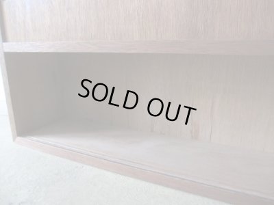 画像14: アンティーク 横長 ガラス戸棚 収納棚